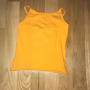 Orange tank top